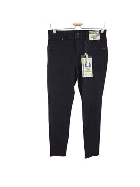 NWT D. Jeans High Waist Ankle Skinny jeans size 10 Black Dark wash stretch